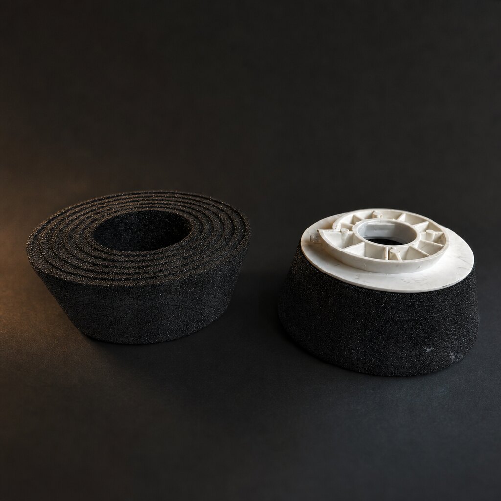 Simaflex snail-lock edge grinding wheels